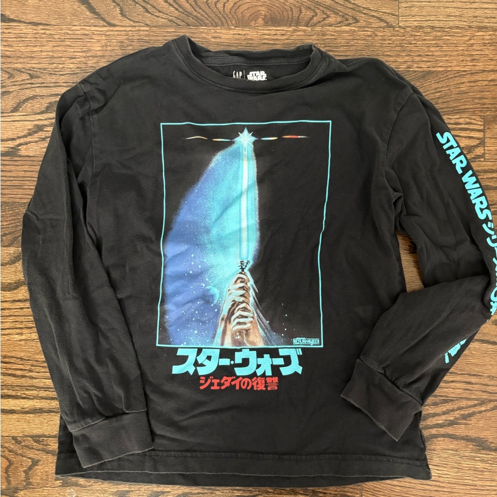GAP x Star Wars Long Sleeved Black TShirt